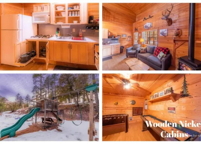 Cabin#2 Elk Hallow - Pet Friendly - Sleeps 6 - Playground & Game Chalet